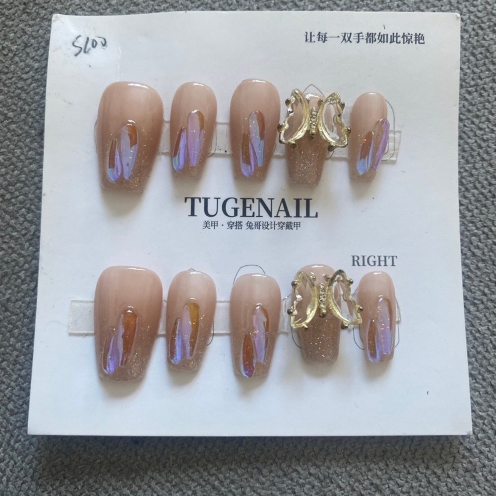 CUSTOM ✨Press on nails HANDMADE / short press on nail set 10pcs / size: small